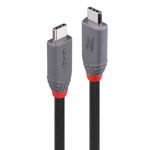 Cablu Lindy 0.8m USB4 Type C 40Gbps Anth, Lindy