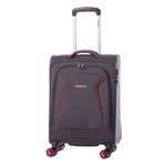 Troller Lamonza Cruise, 55 x 36 x 22 cm, gri inchis cu rosu