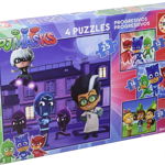 Puzzle Educa - PJ Masks, 12/16/20/25 piese (17273), Educa