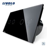 Intrerupator touch dublu RF Livolo, Livolo