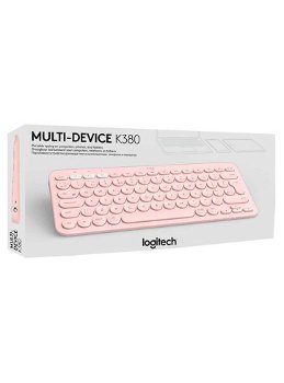 Tastatura Logitech K380 Mac Multi Device Bluetooth Rose PC