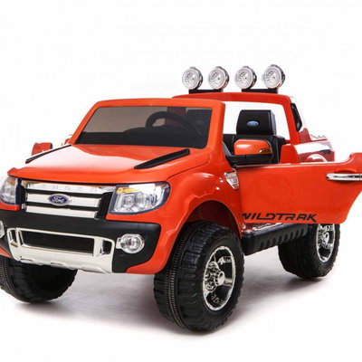Masinuta electrica cu roti eva si telecomanda Ford Ranger Orange