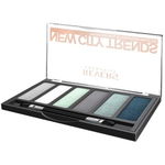 Paleta fard pleoape New City Trends Revers, Nr 4, 6 culori, aplicare usoara, pigment pronuntat, nuante gri , Revers