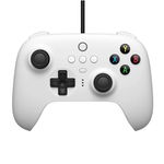 Controller wireless 8BitDo - Ultimate, cu Charging Dock, alb (Nintendo Switch/PC)
