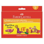 Plastilina Faber-Castell, 12 culori Neon, 160g