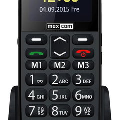Telefon seniori MaxCom MM38D, Single SIM (Negru)