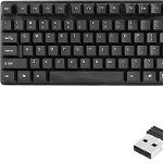 Kit tastatura + mouse LTC LXKM201, wireless, USB, negru, LTC