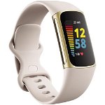 Bratara fitness Charge 5, Gold Stainless Steel, Fitbit