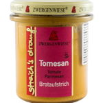 
Crema Tartinabila BIO Vegetala, Rosii si Parmezan, 160 g, Zwergenwiese
