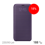 Samsung Husa de protectie tip Book LED View Purple pentru G960 Galaxy S9