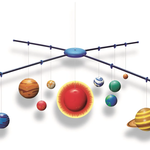 Set constructie 3D - Sistemul Solar, straluceste in intuneric, 4M