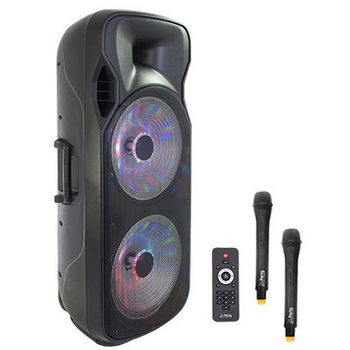 BOXA PORTABILA ILUMINATA LED 2X15/38CM 250W RMS CU USB/SD/BT/FM, Party