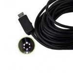Camera endoscop foto/ video, diametru 7mm, cablu de 10m, waterproof, Online Smart Buy