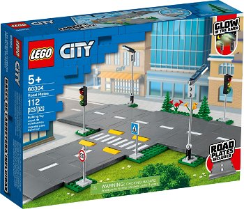 Jucarie City intersection with traffic lights 60304, LEGO