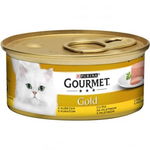 Hrana completa pentru pisici cu pui Purina Gourmet Gold 85g