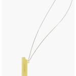 AMBUSH Metal Necklace With Lighter Case Pendant Yellow, AMBUSH