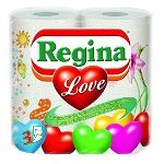 Prosop hartie Regina Love, 2 role, 3 straturi