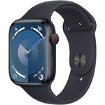 Apple Apple Watch 9, GPS, Cellular, Carcasa Midnight Aluminium 45mm, Midnight Sport Band - M/L, Apple