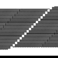 Gossi placi de pardoseala, 6 buc., gri, 60 x 30 cm, wpc, 1 m2, Gossi