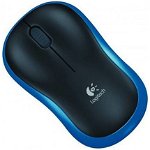 Mouse Wireless Mouse M185 blue, Logitech