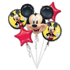 Buchet 5 baloane folie Mickey Forever, Balloon4Party