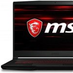 Laptop Gaming MSI GF63 Thin 10SCSR (Procesor Intel® Core™ i5-10300H (8M Cache, up to 4.50 GHz), Comet Lake, 15.6" FHD, 8GB, 512GB SSD, nVidia GeForce GTX 1650Ti @4GB, Negru)