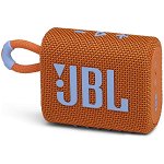 Boxa portabila JBL, Go 3, Bluetooth, Portocaliu