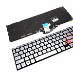 Tastatura Asus VivoBook M509BA Gri cu Palmrest Argintiu, Asus