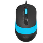 Mouse A4tech FM10 cu fir 1600DPI, albstr