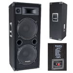 Boxa Audio Ibiza Sounds , 3cai 2x15 Inch/38cm , Putere 400w Rms , Impedanta 8 Ohm , Sensibilitate 89 Db (+/- 3 Db) , 20 Hz - 20 Khz , Negru, KlaussTech