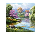 Ravensburger - Puzzle Priveliste lac, 500 piese
