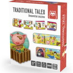 Puzzle EUREKA KIDS Montessori - Povesti traditionale LG0426, 3 ani+, 18 piese