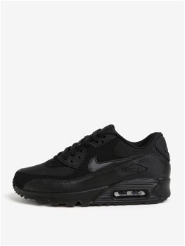 Pantofi sport negri din piele intoarsa pentru barbati Nike Air Max '90 Essential