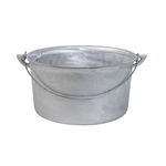 Ceaun tuci aluminiu alimentar, capacitate 10L, fund drept / EXT 6794_1, 