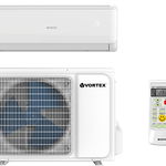 Aer conditionat Vortex VAI12FFWR, 12000 BTU, Wi-Fi ready, inverter, kit instalare inclus, alb, Vortex