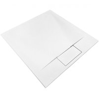 Cadita de dus Bazalt White 90x90