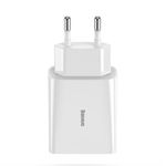 Incarcator retea Baseus Speed Mini, Quick Charge 20W, 1 x USB Type-C 5V/3.0A, alb, BASEUS