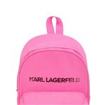 Karl Lagerfeld ghiozdan copii culoarea roz, mare, cu imprimeu, Karl Lagerfeld