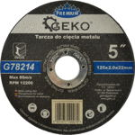 Disc pentru metal 125mm, GEKO PREMIUM G78214, Geko
