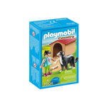 Playmobil - Fetita Cu Catel Si Cusca, Playmobil