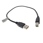 Cablu Date CA-USBA-10CC-0005-BK USB 0,5 m 2.0 USB B Negru, LANBERG
