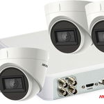 Sistem supraveghere Hikvision 4 camere de interior 5MP 2k+ IR 30m microfon incorporat KIT4CH1930B