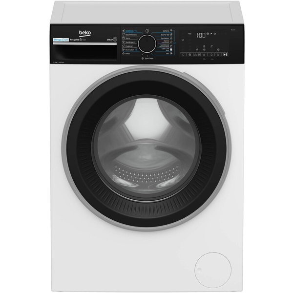 Masina de spalat rufe Beko BM3WFU48415WBPB, Clasa A, EnergySpin, SteamCure, 8 kg, 1400rpm, Alb