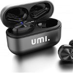 Casti audio Wireless Umi, Bluetooth 5.2, negru