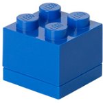 LEGO® Mini cutie depozitare LEGO 2x2 albastru inchis, LEGO®
