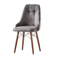 Scaun stella, picioare lemn, tapitat, stofa, ArteLemn, 52 x 54 x 92 cm, OEM