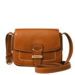 Genti Femei Fossil Tremont Small Flap Crossbody Cognac, Fossil