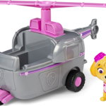 Spin Master Paw Patrol Skye Helicopter Toy Vehicle (with Collectible Figure), Spinmaster