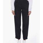 Chloe Double-Pleated Cotton Blend Pants With Belt Loops Blue, Chloe