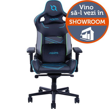 Scaun Gaming AQIRYS Hyperion, reglabil (Albastru)